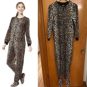 Nick & Nora Leopard Print Onesie